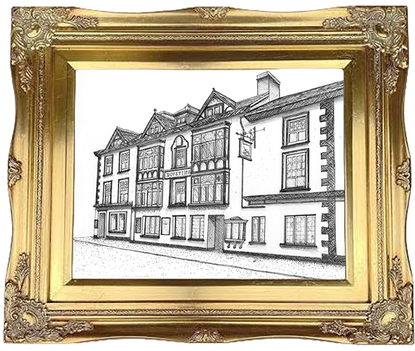 thedoveyflatsmallgoldframe